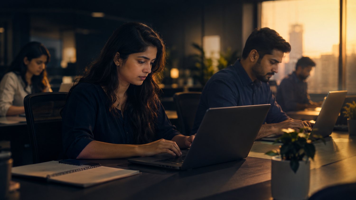 The HR 360° team at work in the office